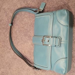 Coach Hampton Teal handbag